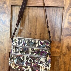 Sakroots Artistic Owl Crossbody Bag